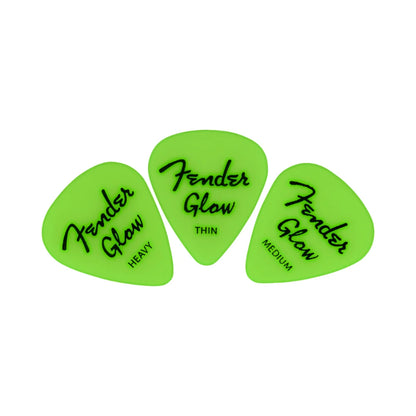 Fender Glow In The Dark 351 Picks, 12-Pack
