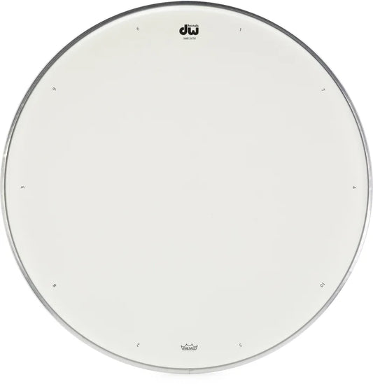 DW 14" Coated Snare Head with Tuning Sequence