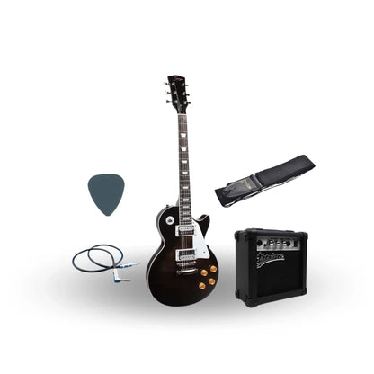 Deviser Electric Guitar (Les Paul Style) Bundle