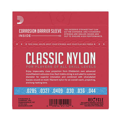 D'Addario Hard Tension Nylon Student Classical Strings EJ27H
