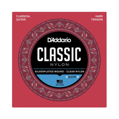 D'Addario Hard Tension Nylon Student Classical Strings EJ27H