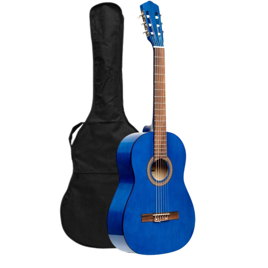 Classical Guitar MB39 - Blue Color with Bag