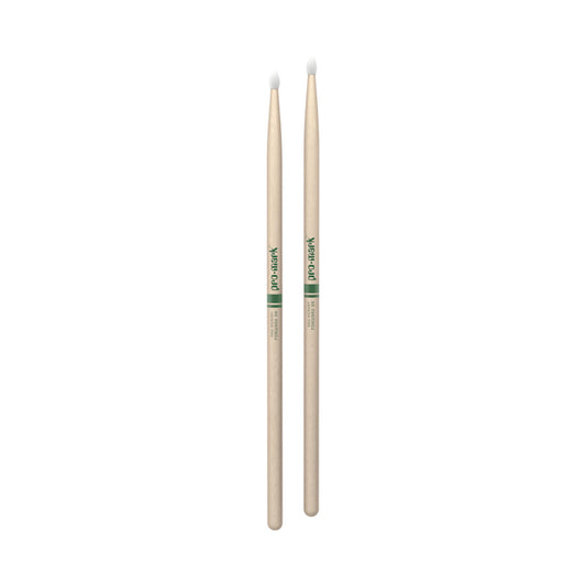 Promark TXR5AN 5A Forward Raw Hickory Nylon Tip Drumsticks