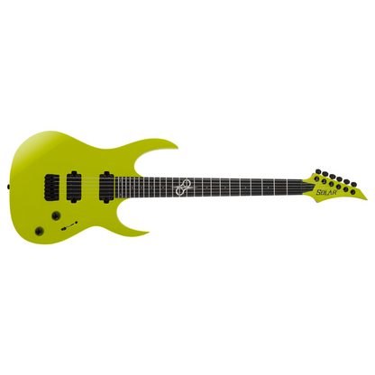 Solar Guitars SBR1.6HCLG+ Bass Guitar – Candy Lime Green Metallic Gloss