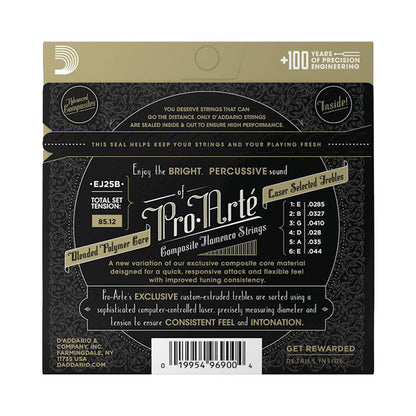 D’Addario EJ25B Pro-Arte Flamenco Tension Composite Core Classical Guitar Strings