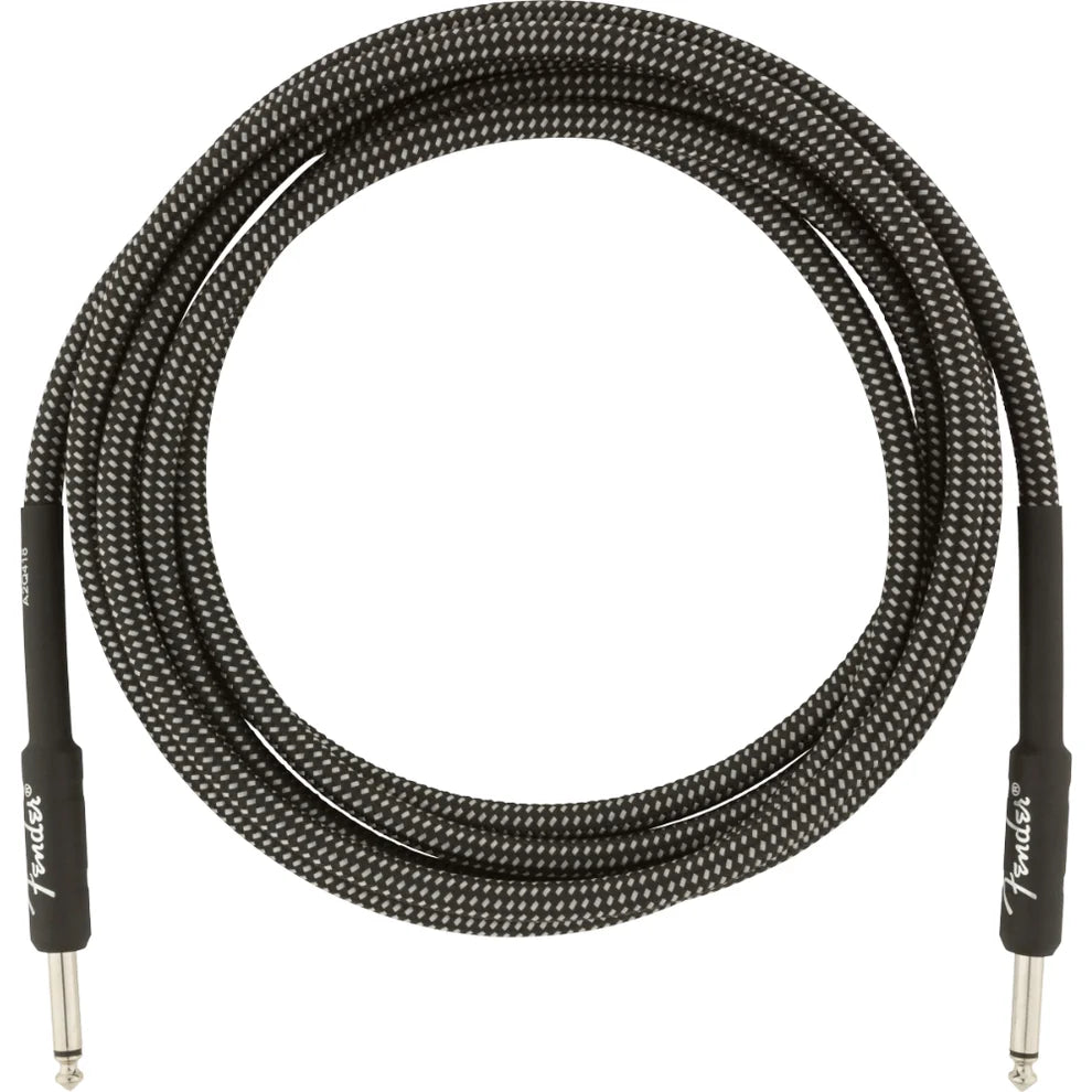 Fender Professional Series Instrument Cables, 10', Gray Tweed