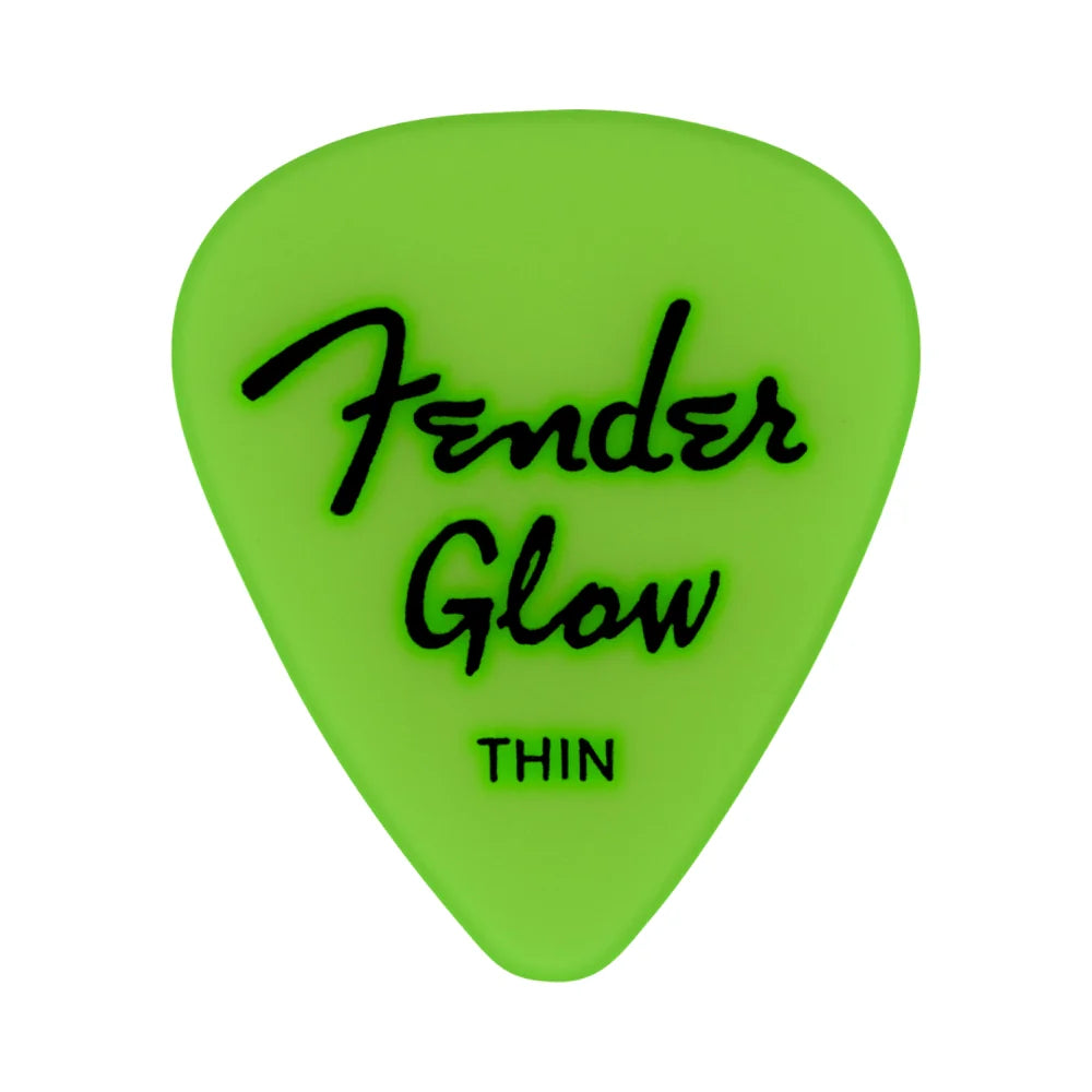 Fender Glow In The Dark 351 Picks, 12-Pack