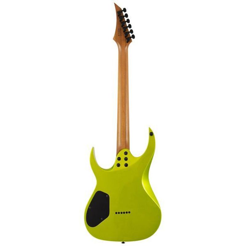 Solar Guitars SBR1.6HCLG+ Bass Guitar – Candy Lime Green Metallic Gloss