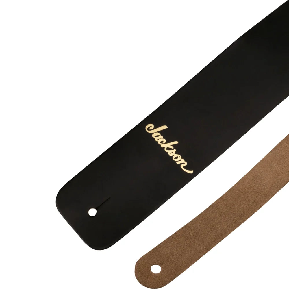 Jackson Leather Guitar Strap, Black