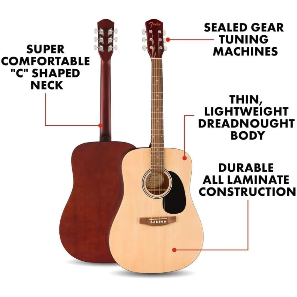 Fender FA-25 Acoustic Guitar Pack