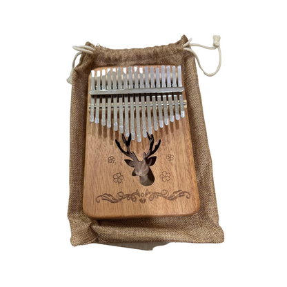 Kalimba Deer 17-Key (With All Accessories)