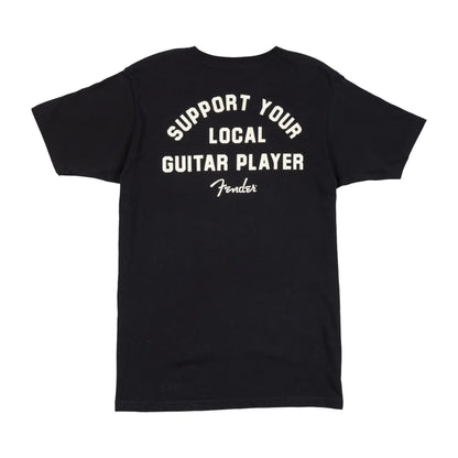 Fender Support Your Local Guitar Player Tee, Black, M