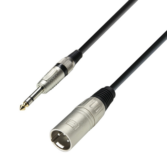 Adam Hall Cables 3 STAR BMV 0300 - Balanced Cable, Adam Hall® XLR Male x Jack TRS, 3 m