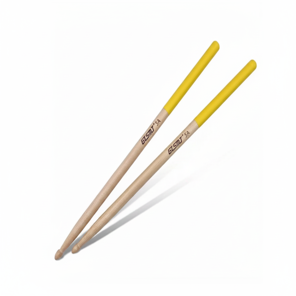 5A Maple Drum Sticks – Non-Slip Grip (Multiple Colors Available)