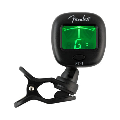 Fender Accessory Essentials Pack - Cable, Clip-On Tuner, Strap