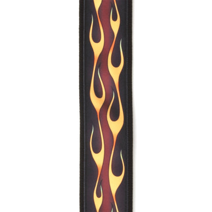 D’addario 50F09 Nylon Woven Hot Red Rod Flame Guitar Strap