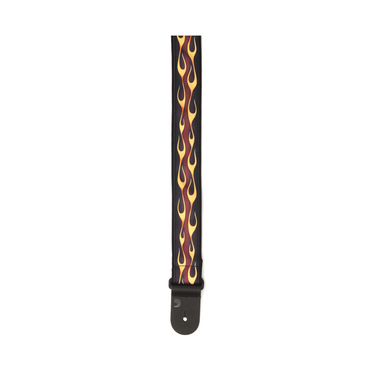 D’addario 50F09 Nylon Woven Hot Red Rod Flame Guitar Strap