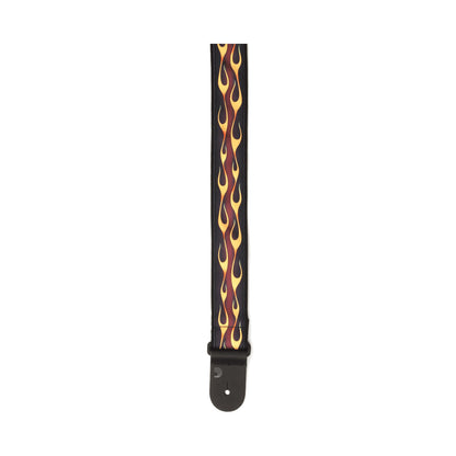 D’addario 50F09 Nylon Woven Hot Red Rod Flame Guitar Strap