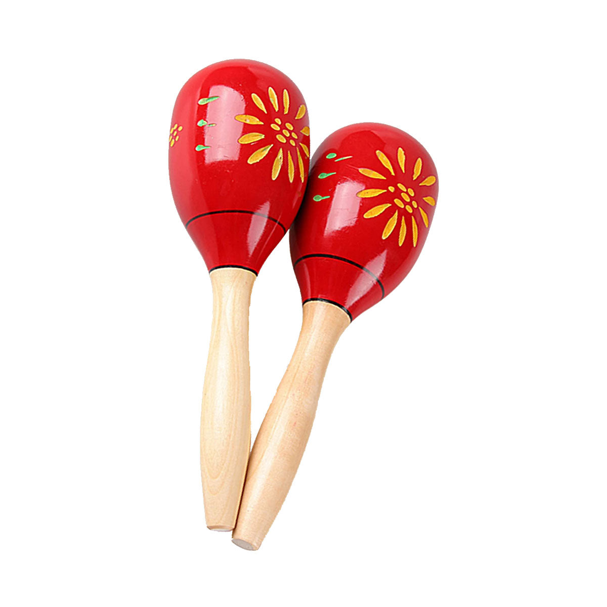 Signature 930011 Wooden Red Maracas