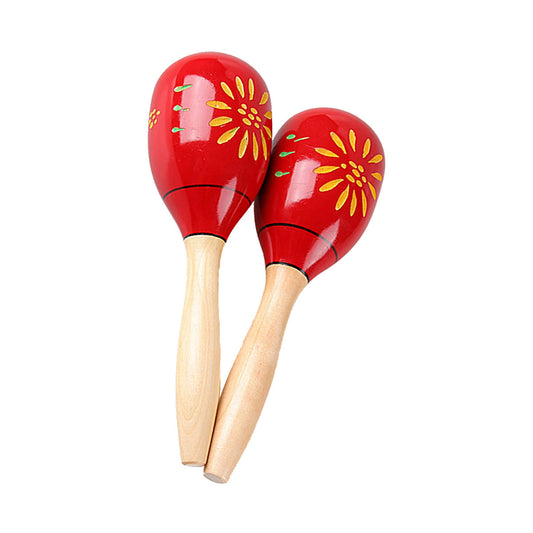 Signature 930011 Wooden Red Maracas
