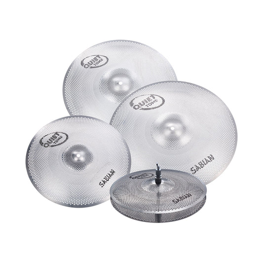 Sabian QTPC504 14-16-18-20 Quiet Tone Practice Cymbals Set