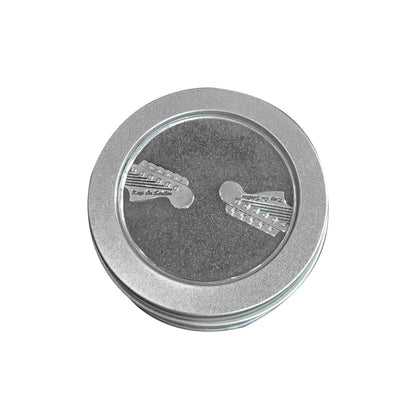 Signature MG-96 Electric Guitar Headstock Cufflink Pair Chrome Plated with box
