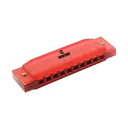 Signature HARP10H 10-Hole Plastic Harmonica