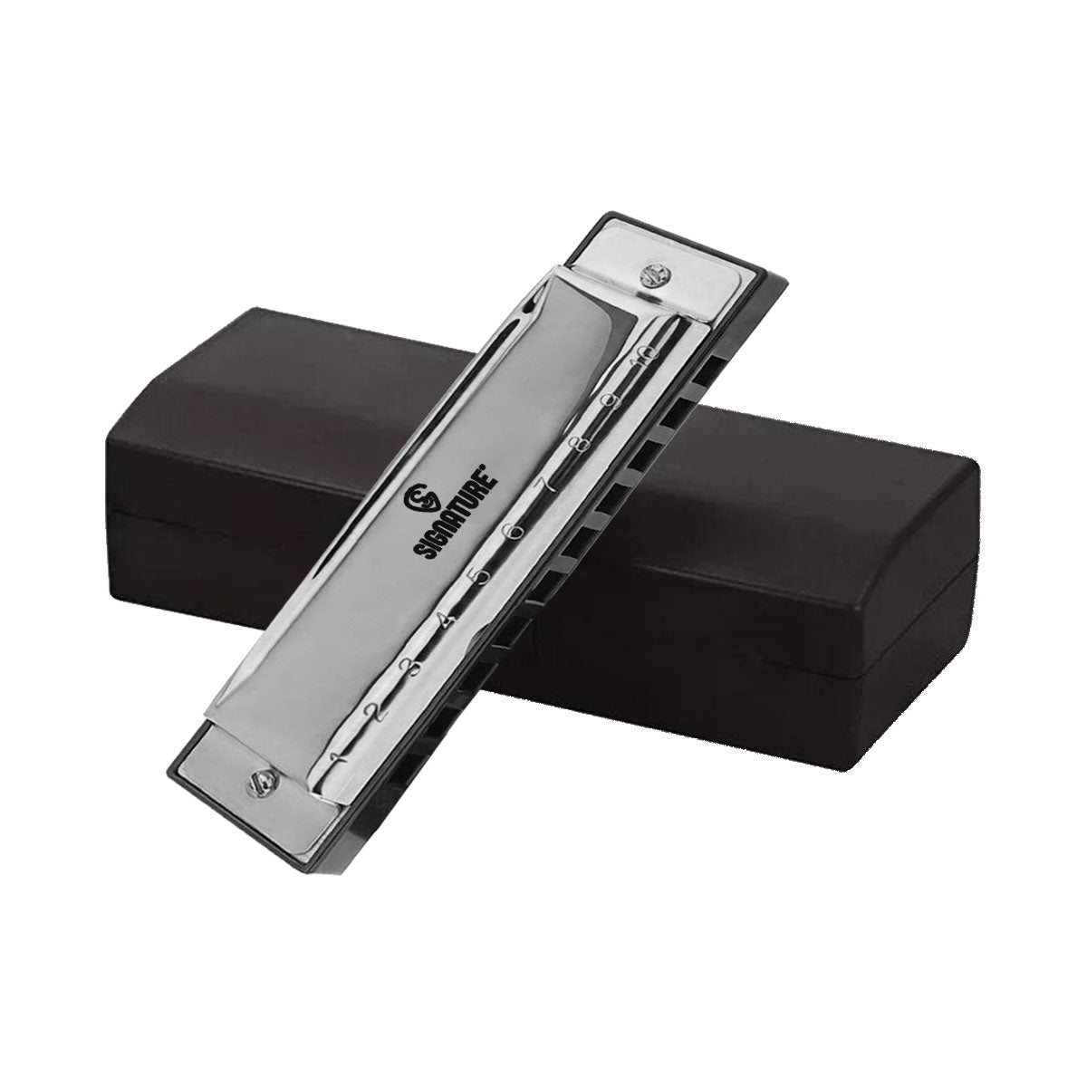 Signature HARSS10H 10-Hole Stainless Steel Harmonica