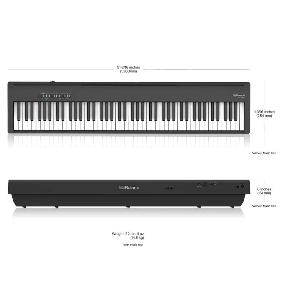 Roland FP-30X-BK Digital Piano