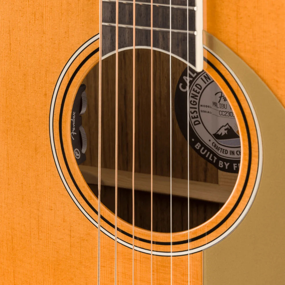 Fender California Vintage Malibu Acoustic Guitar with Case