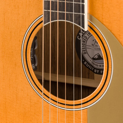 Fender California Vintage Malibu Acoustic Guitar with Case