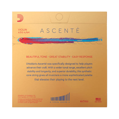 D’addario A310 4/4 Ascenté Medium Violin Strings Set