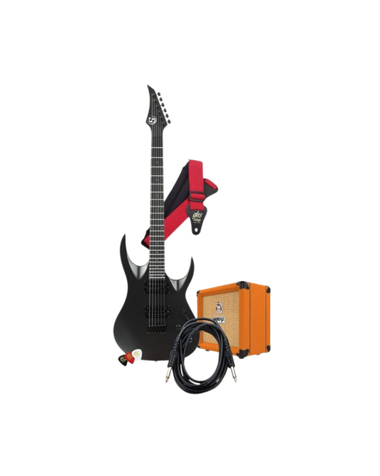 S by Solar AB4.6C Electric Guitar Bundle