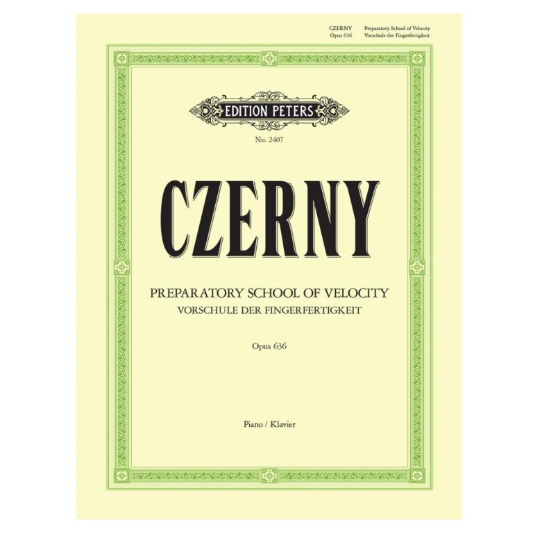 Czerny Op 636 Music Book