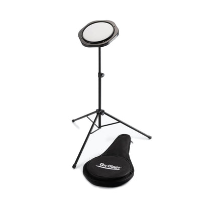 On-Stage DFP5500 Practice Drum Pad with Stand and Bag