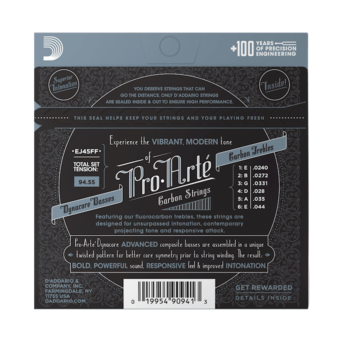 D’addario EJ45FF Pro-Arte Normal Tension Carbon Classical Guitar Strings