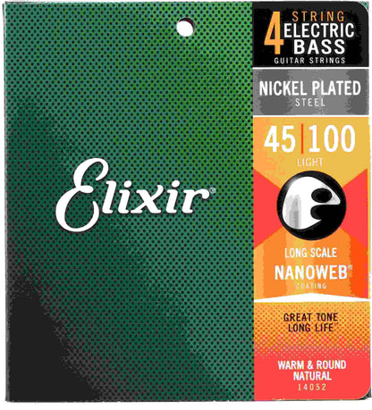 Elixir Strings Bass 4-String Nanoweb Light
