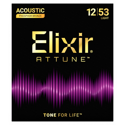 Elixir Strings Acoustic Phosphor Bronze Attune Light