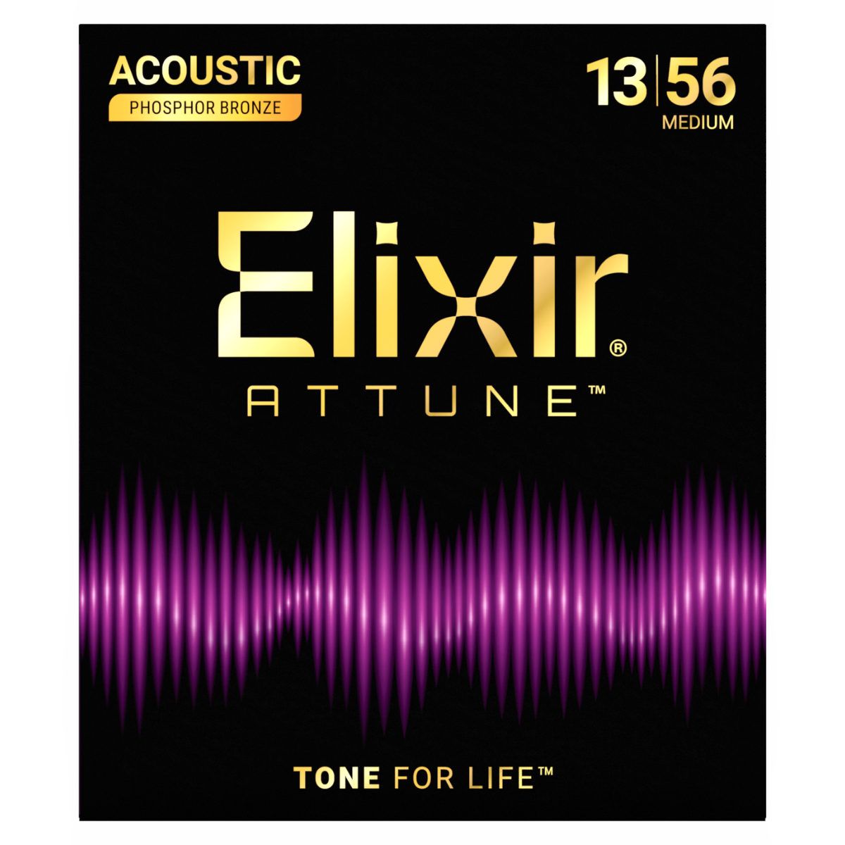 Elixir Strings Acoustic Phosphor Bronze Attune Medium