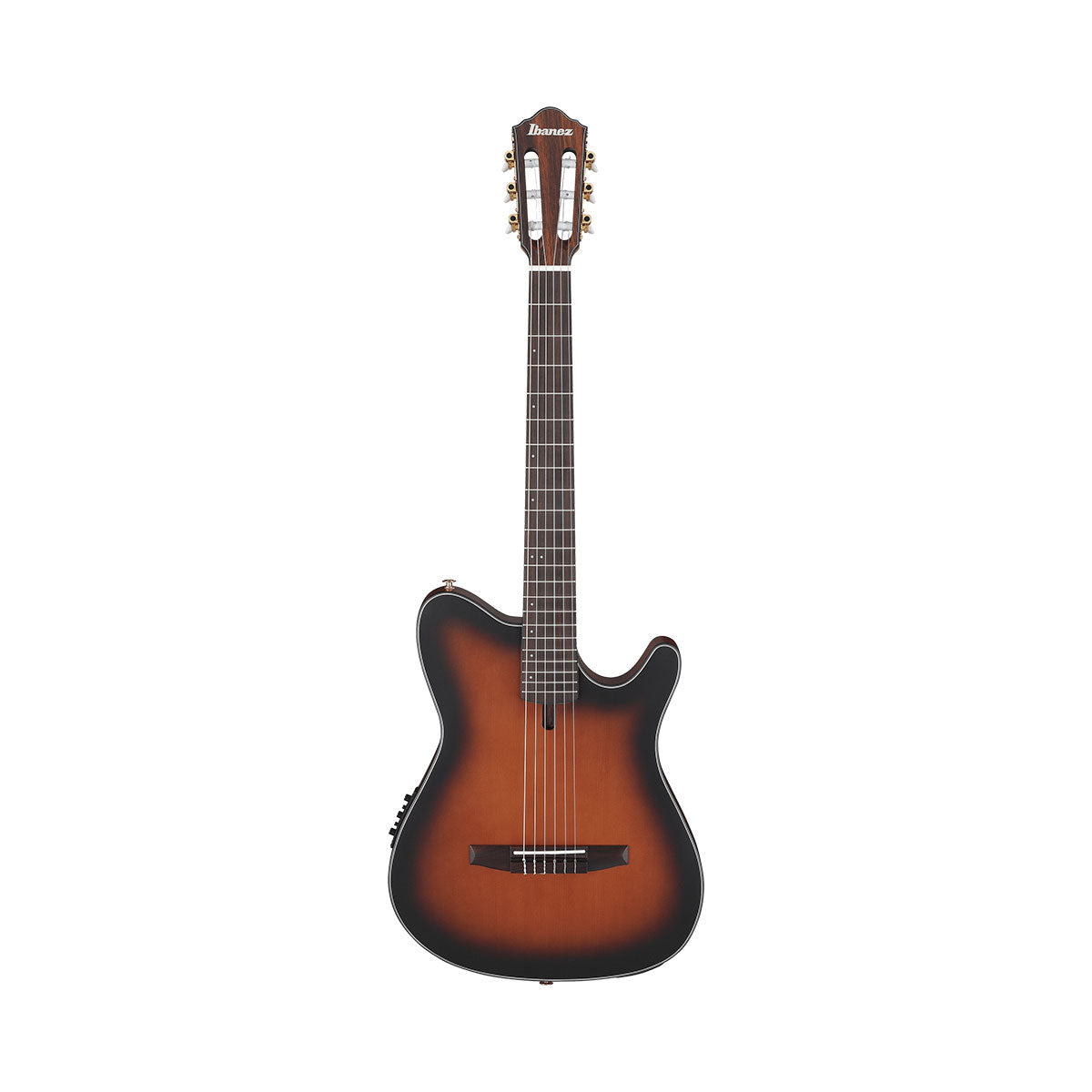Ibanez FRH10N Nylon String Electro-Classic Guitar – Brown Sunburst Flat