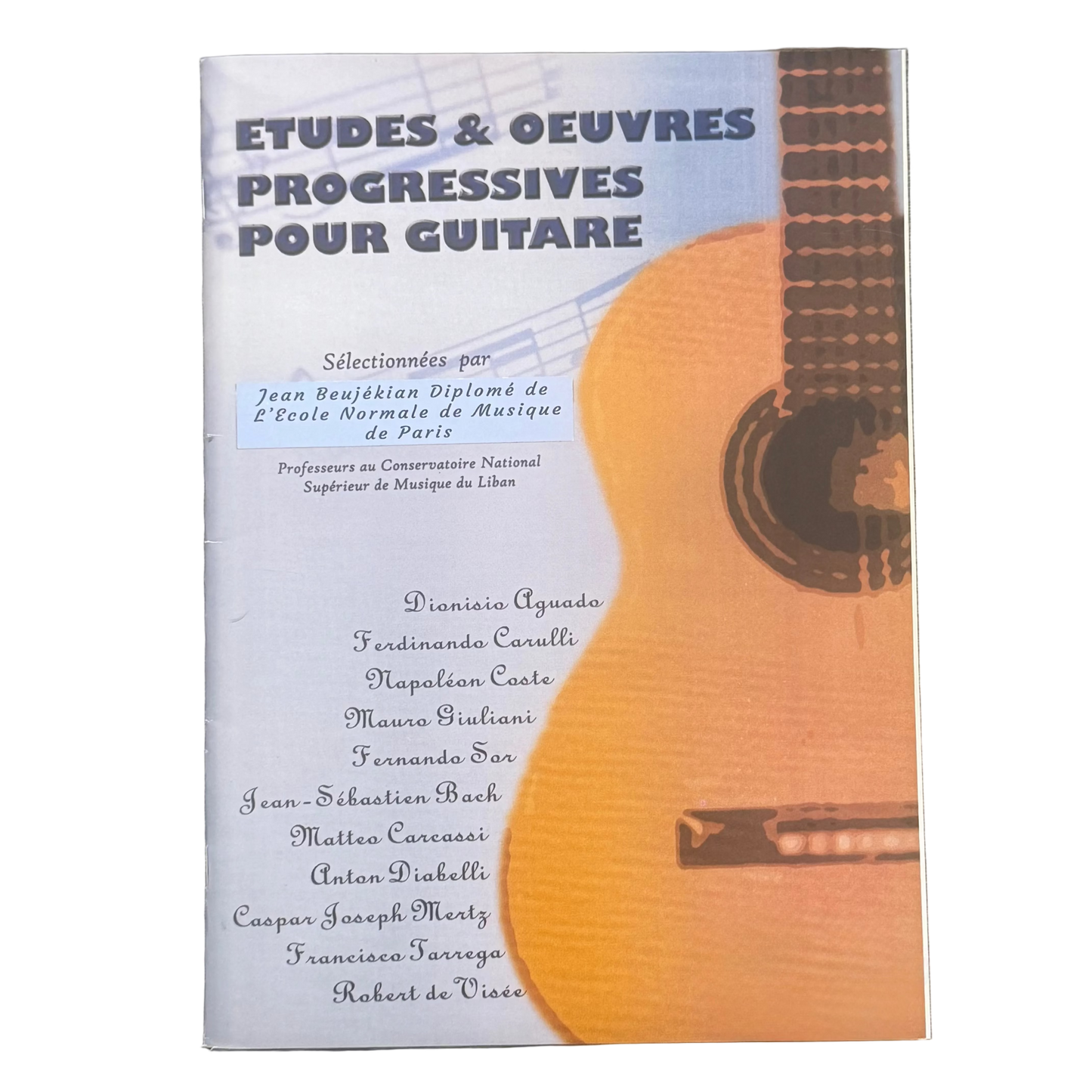 Jean Beujekian Guitar Method Book – Premier Cours (Études & Progressive Works)