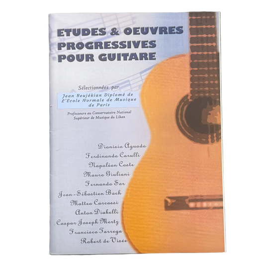 Jean Beujekian Guitar Method Book – Premier Cours (Études & Progressive Works)