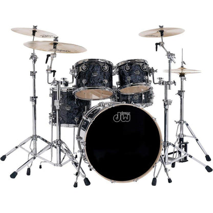 DW Performance Series Black Diamond Finish 5pcs. Shell Drum Set