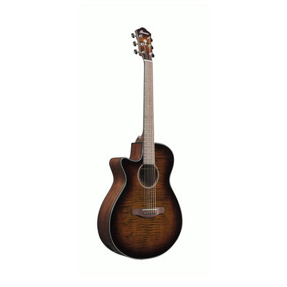 Ibanez AEG70L Left-Handed Electro-Acoustic Guitar – Tiger Burst High Gloss