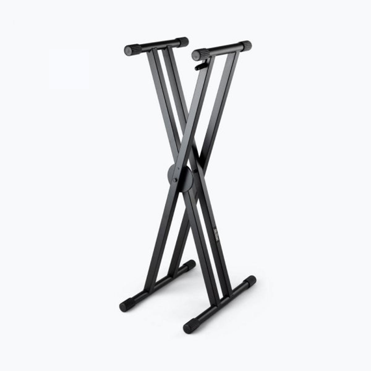 On-Stage KS7291 Ergo-Lok Double-X Keyboard Stand with Welded Construction