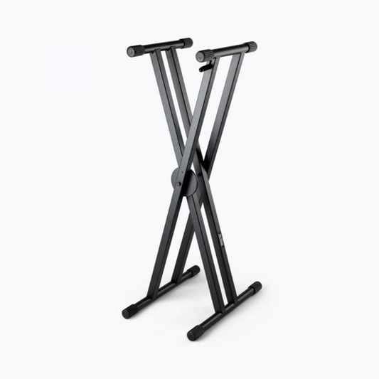 On-Stage KS7291 Ergo-Lok Double-X Keyboard Stand with Welded Construction