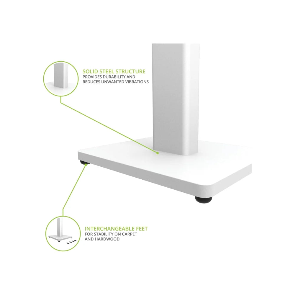 Kanto Audio ST28 Universal Speaker Floor Stands – White