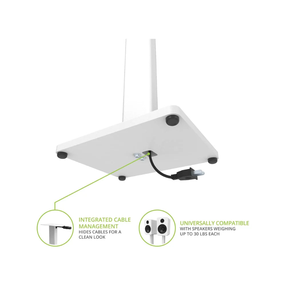Kanto Audio ST28 Universal Speaker Floor Stands – White