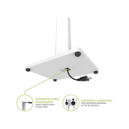 Kanto Audio ST28 Universal Speaker Floor Stands – White