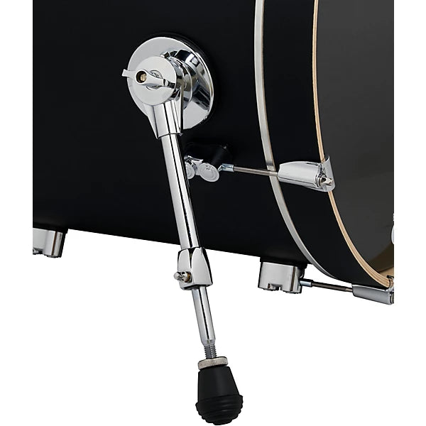PDP Concept Maple 5-Piece Shell Pack 22", Satin Black, Chrome Hardware